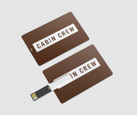 Thumbnail for Cabin Crew Text Designed USB Cards