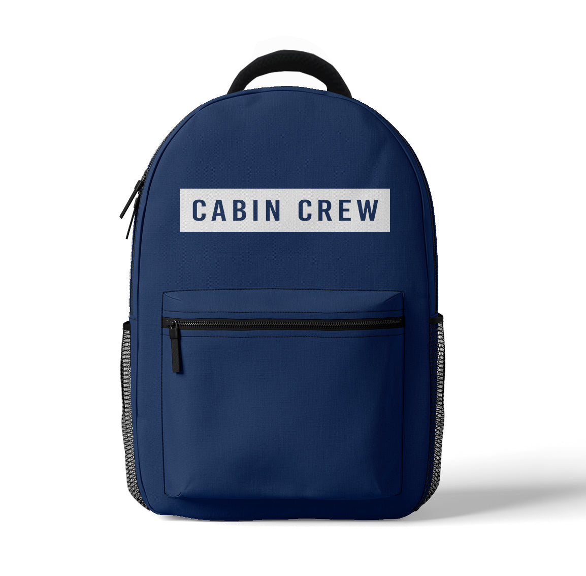 Cabin Crew Text Designed 3D Backpacks