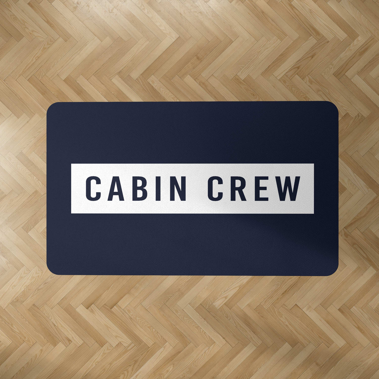 Cabin Crew Text Designed Carpet & Floor Mats