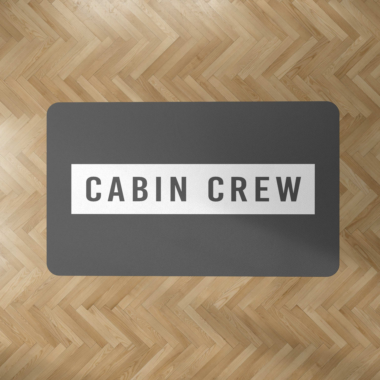 Cabin Crew Text Designed Carpet & Floor Mats