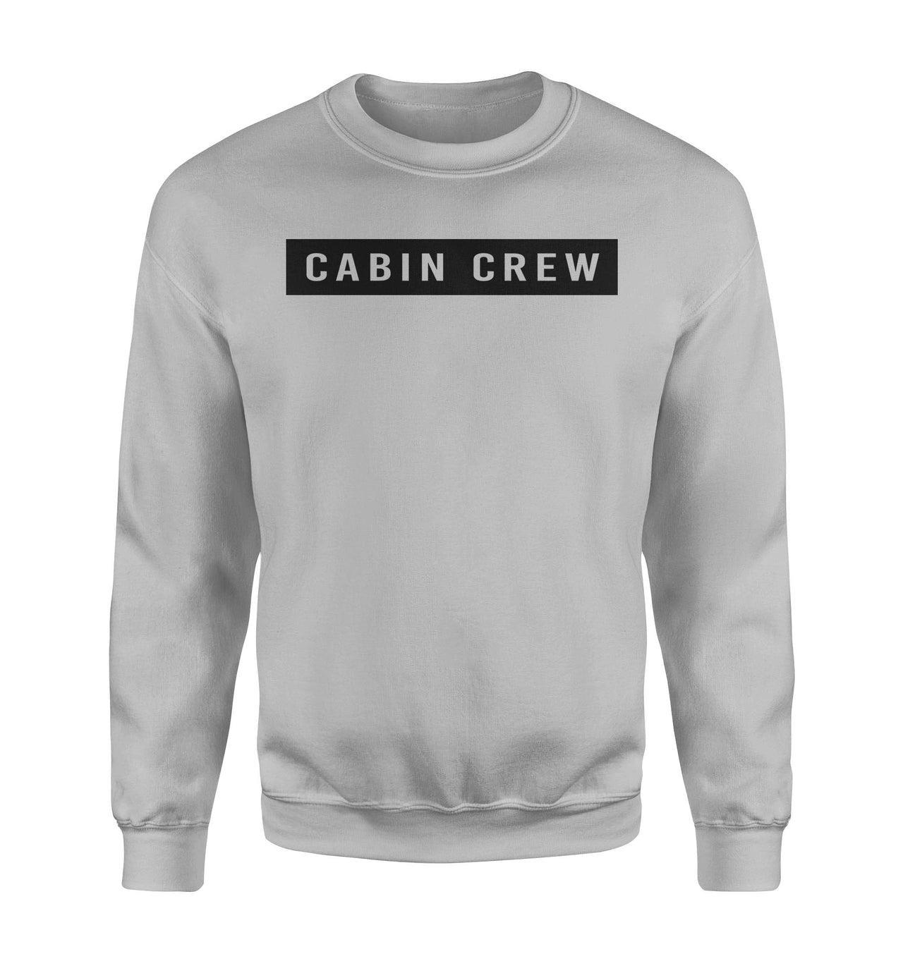 Cabin Crew Text Designed Sweatshirts