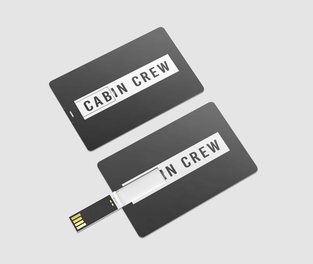 Cabin Crew Text Designed USB Cards