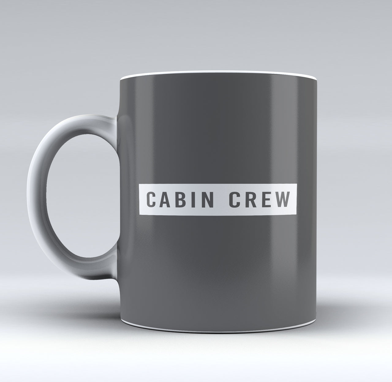 Cabin Crew Text Designed Mugs