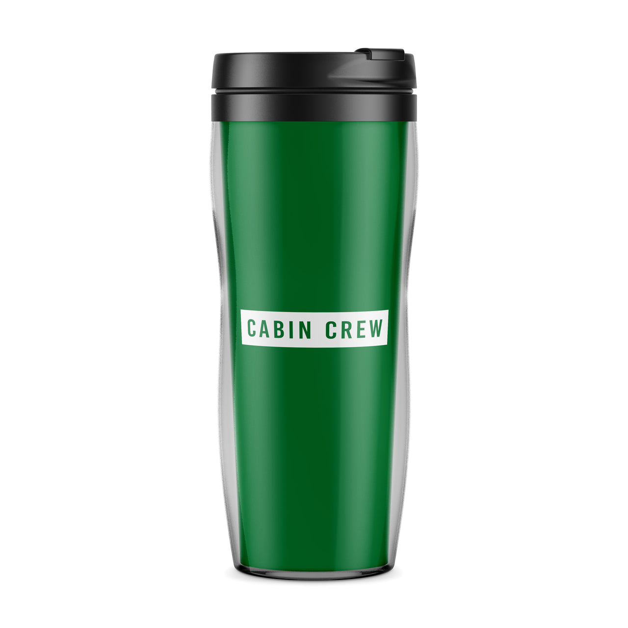 Cabin Crew Text Designed Travel Mugs