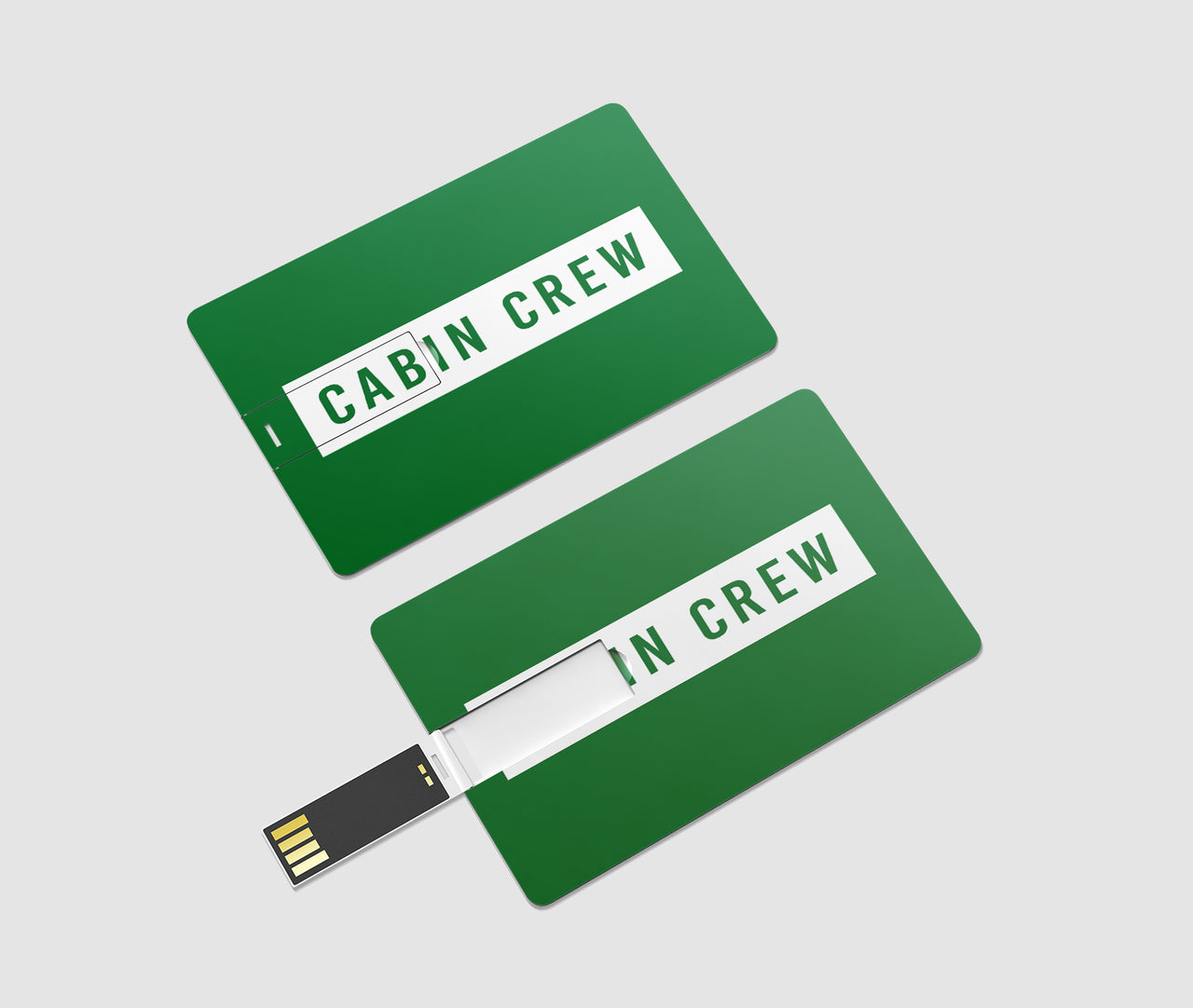 Cabin Crew Text Designed USB Cards