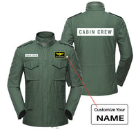 Thumbnail for Cabin Crew Text Designed Military Coats