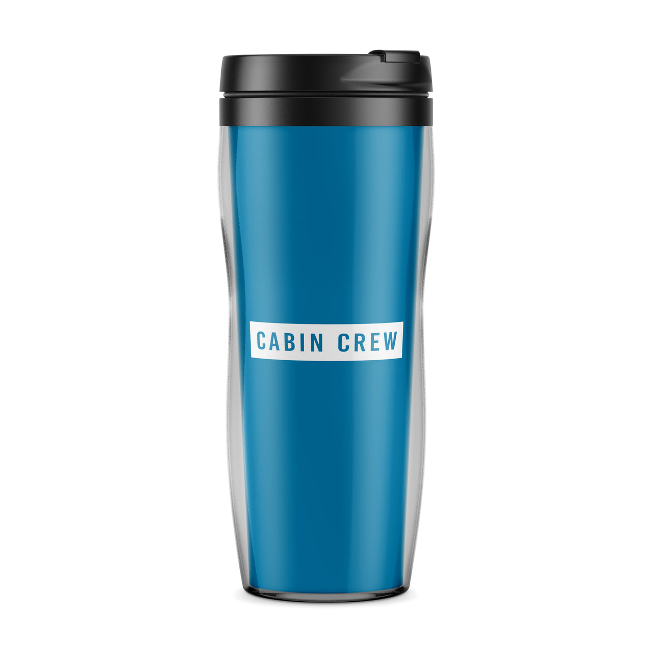 Cabin Crew Text Designed Travel Mugs