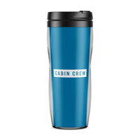 Thumbnail for Cabin Crew Text Designed Travel Mugs