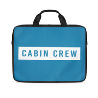Thumbnail for Cabin Crew Text Designed Laptop & Tablet Bags
