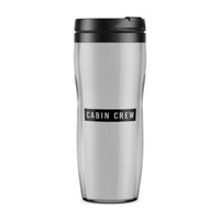 Thumbnail for Cabin Crew Text Designed Travel Mugs