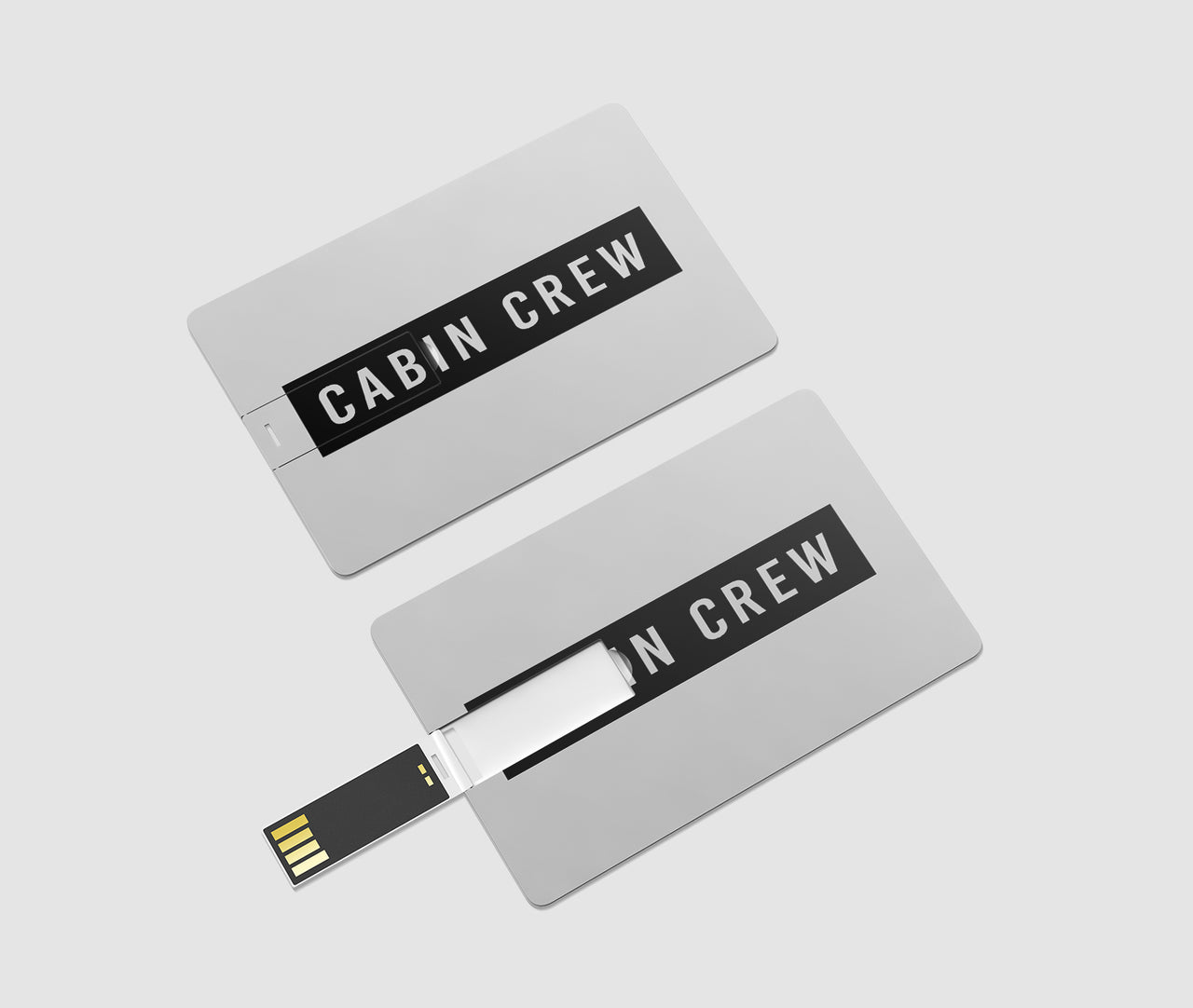 Cabin Crew Text Designed USB Cards