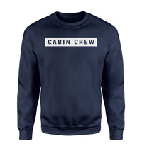 Thumbnail for Cabin Crew Text Designed Sweatshirts