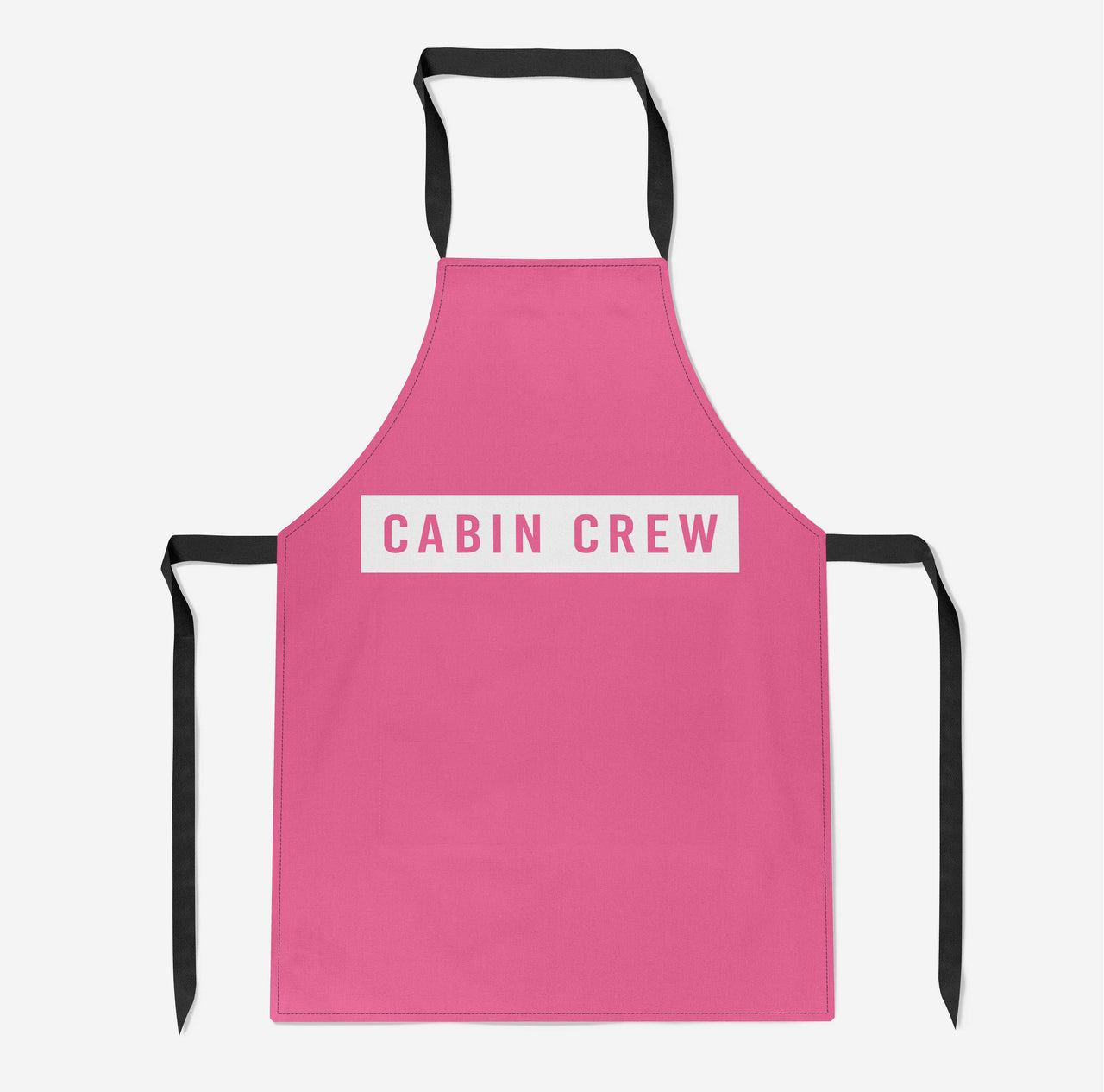 Cabin Crew Text Designed Kitchen Aprons