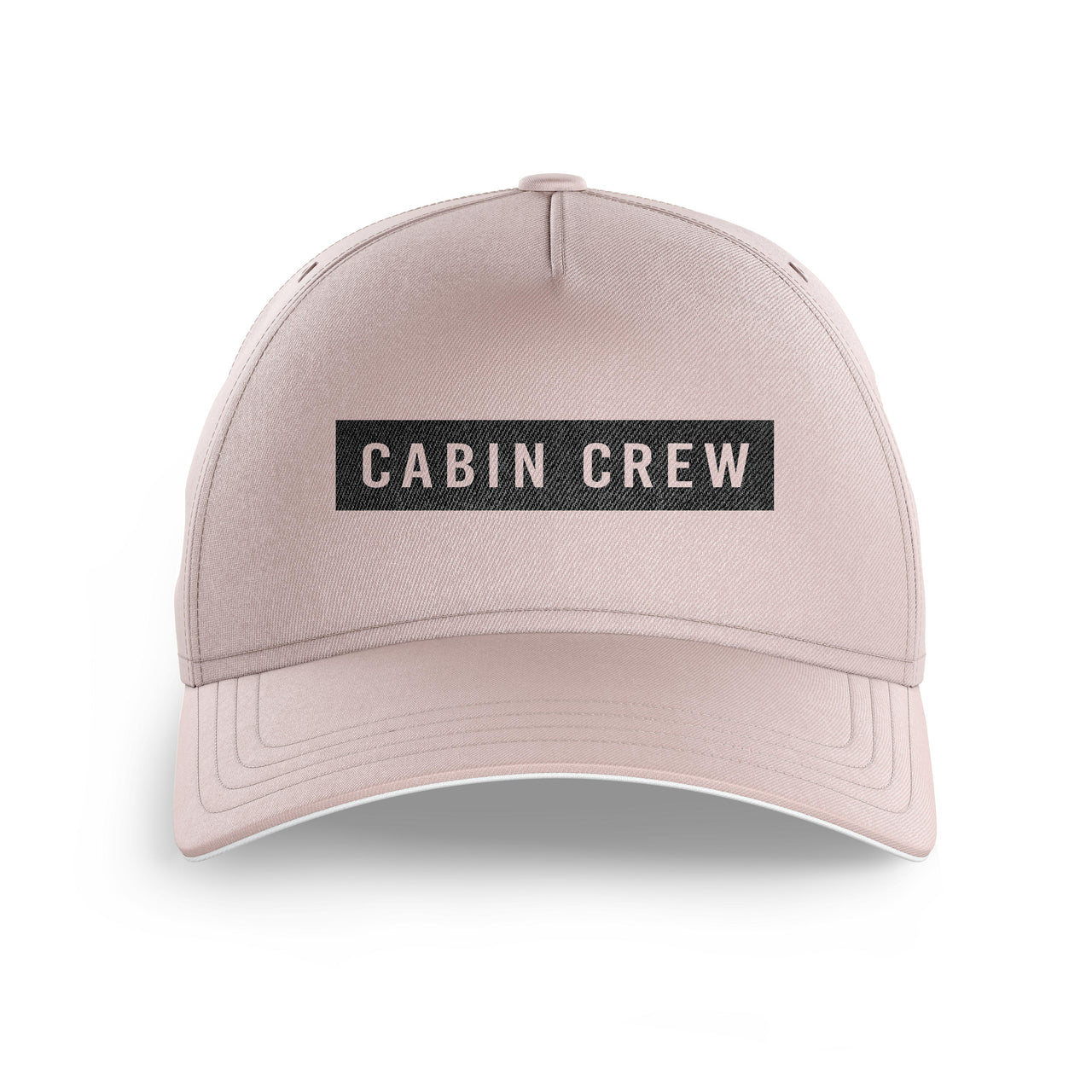 Cabin Crew Text Printed Hats