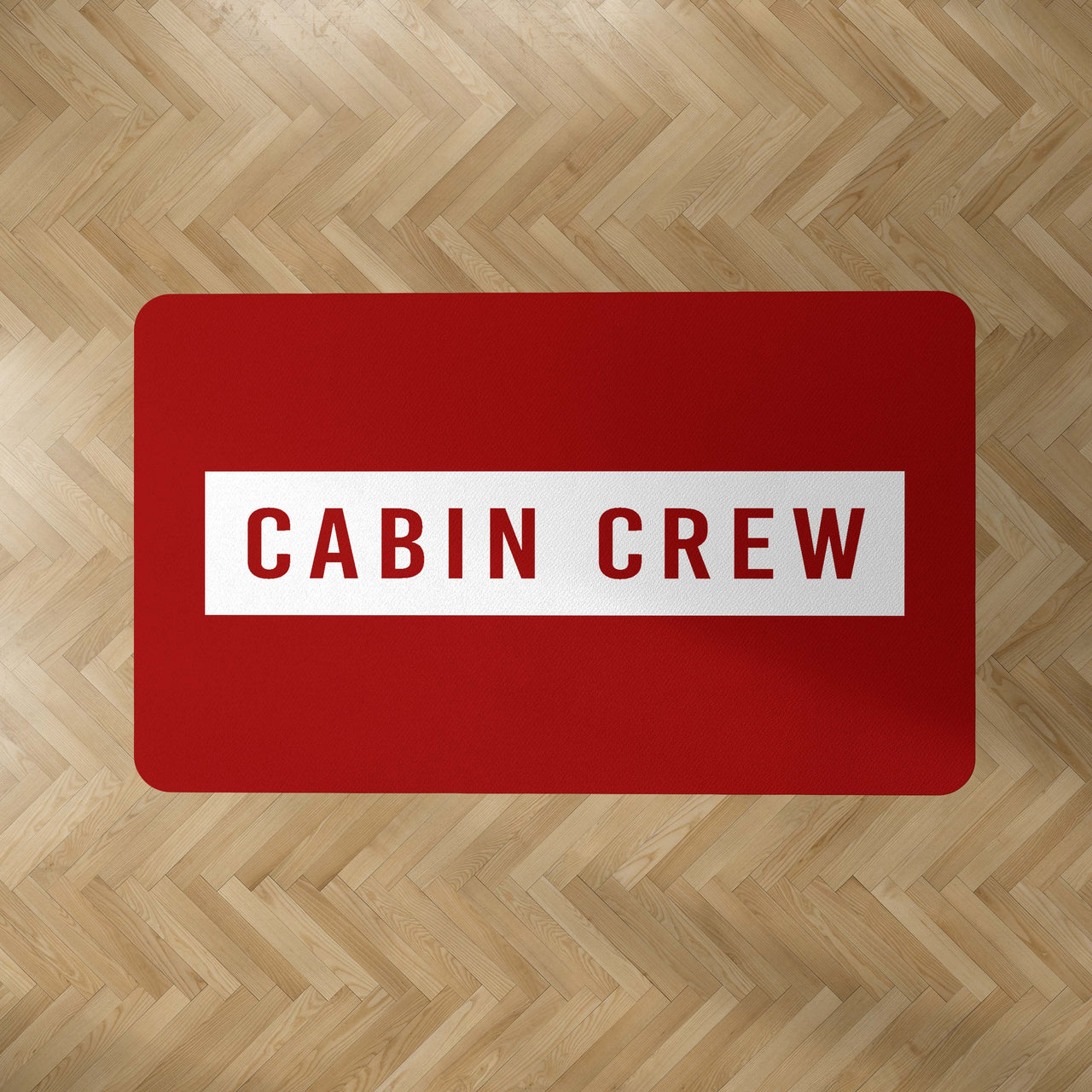 Cabin Crew Text Designed Carpet & Floor Mats