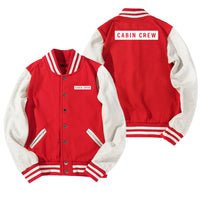 Thumbnail for Cabin Crew Text Designed Baseball Style Jackets
