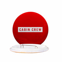 Thumbnail for Cabin Crew Text Designed Pins