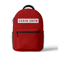 Thumbnail for Cabin Crew Text Designed 3D Backpacks