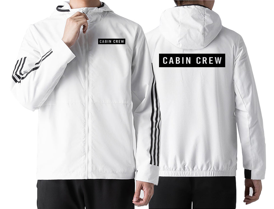 Cabin Crew Text Designed Sport Style Jackets