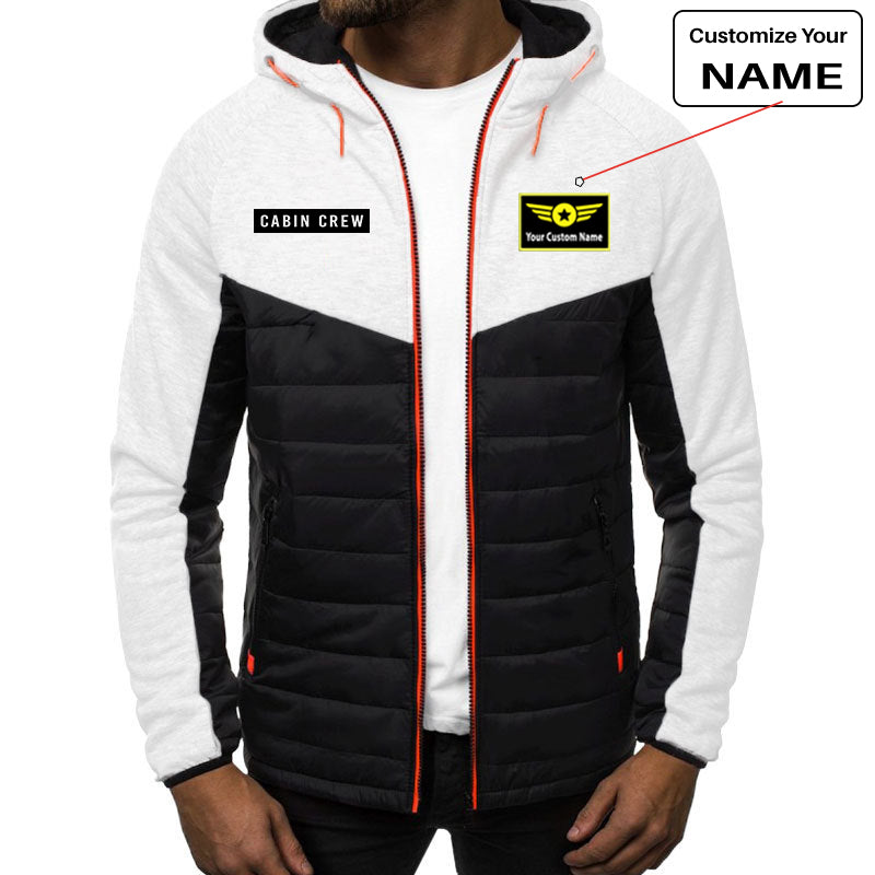 Cabin Crew Text Designed Sportive Jackets