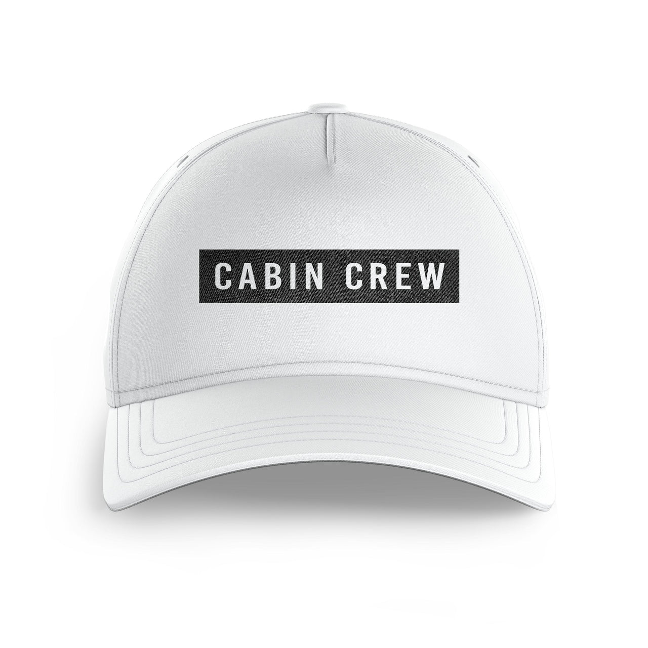 Cabin Crew Text Printed Hats