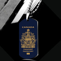 Thumbnail for Canada Passport Designed Metal Necklaces