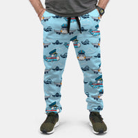 Thumbnail for Cartoon & Funny Airplanes Designed Sweat Pants & Trousers