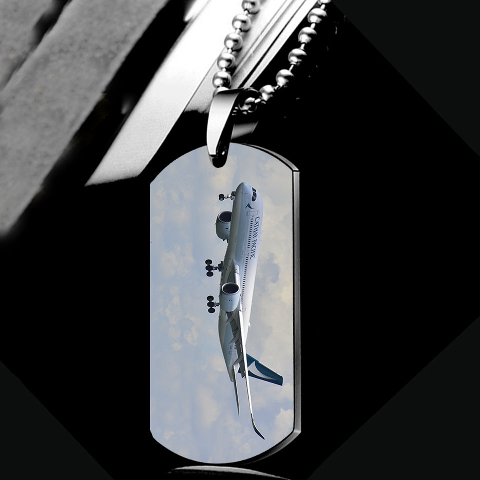 Cathay Pacific Airbus A350 Designed Metal Necklaces