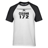 Thumbnail for Cessna 172 & Plane Designed Raglan T-Shirts