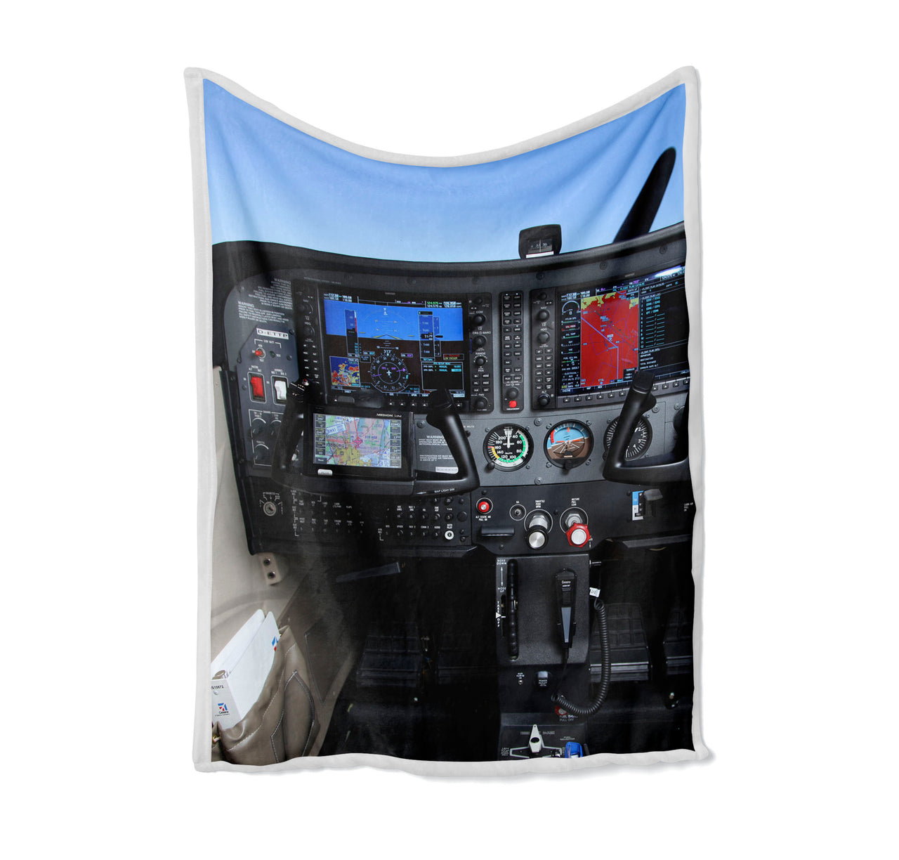 Cessna 172 Cockpit Designed Bed Blankets & Covers