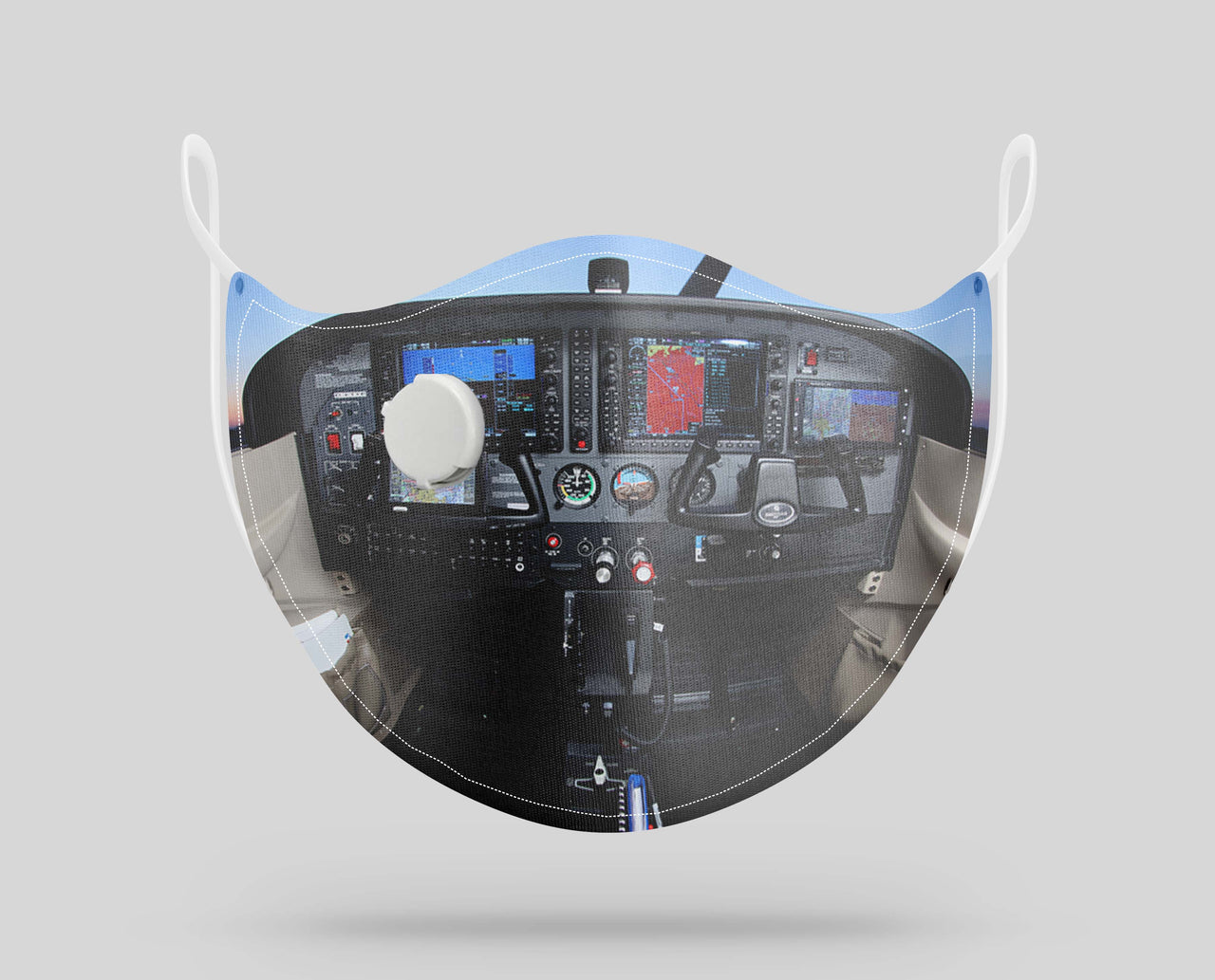 Cessna 172 Cockpit Designed Face Masks