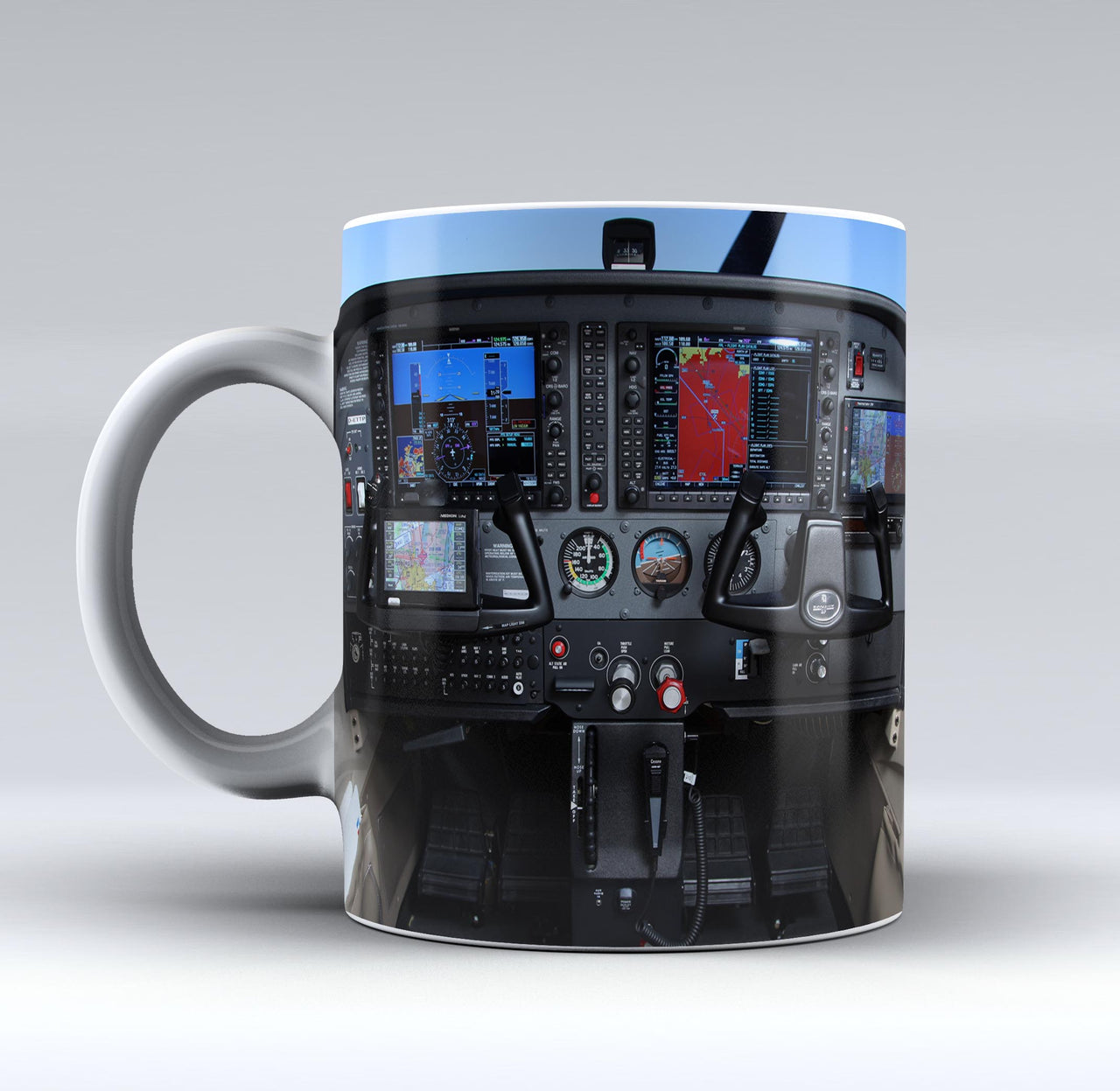 Cessna 172 Cockpit Designed Mugs