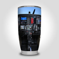 Thumbnail for Cessna 172 Cockpit Designed Tumbler Travel Mugs