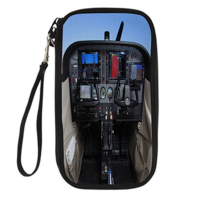 Cessna 172 Cockpit Travel Cases & aviation themed travel case wallet for travel documents.