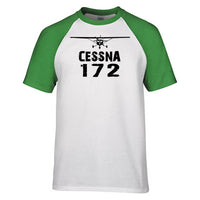 Thumbnail for Cessna 172 & Plane Designed Raglan T-Shirts