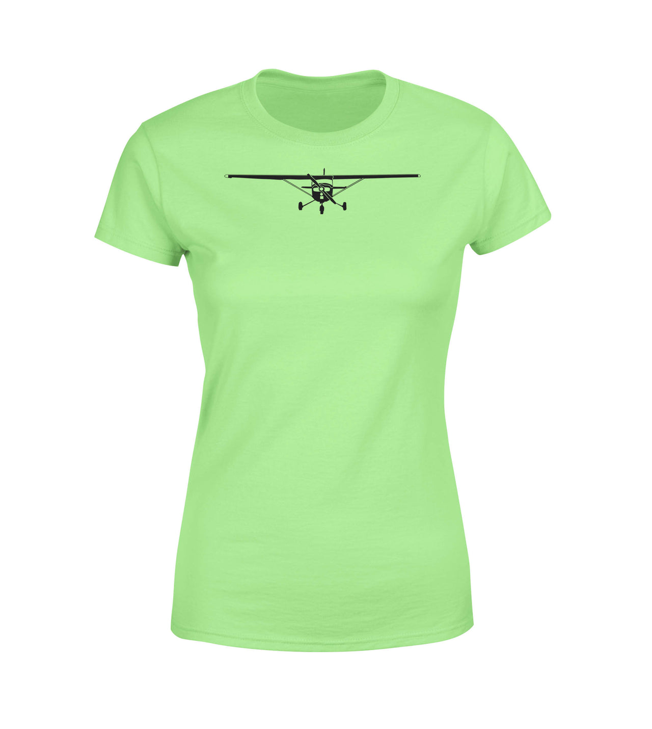 Cessna 172 Silhouette Designed Women T-Shirts