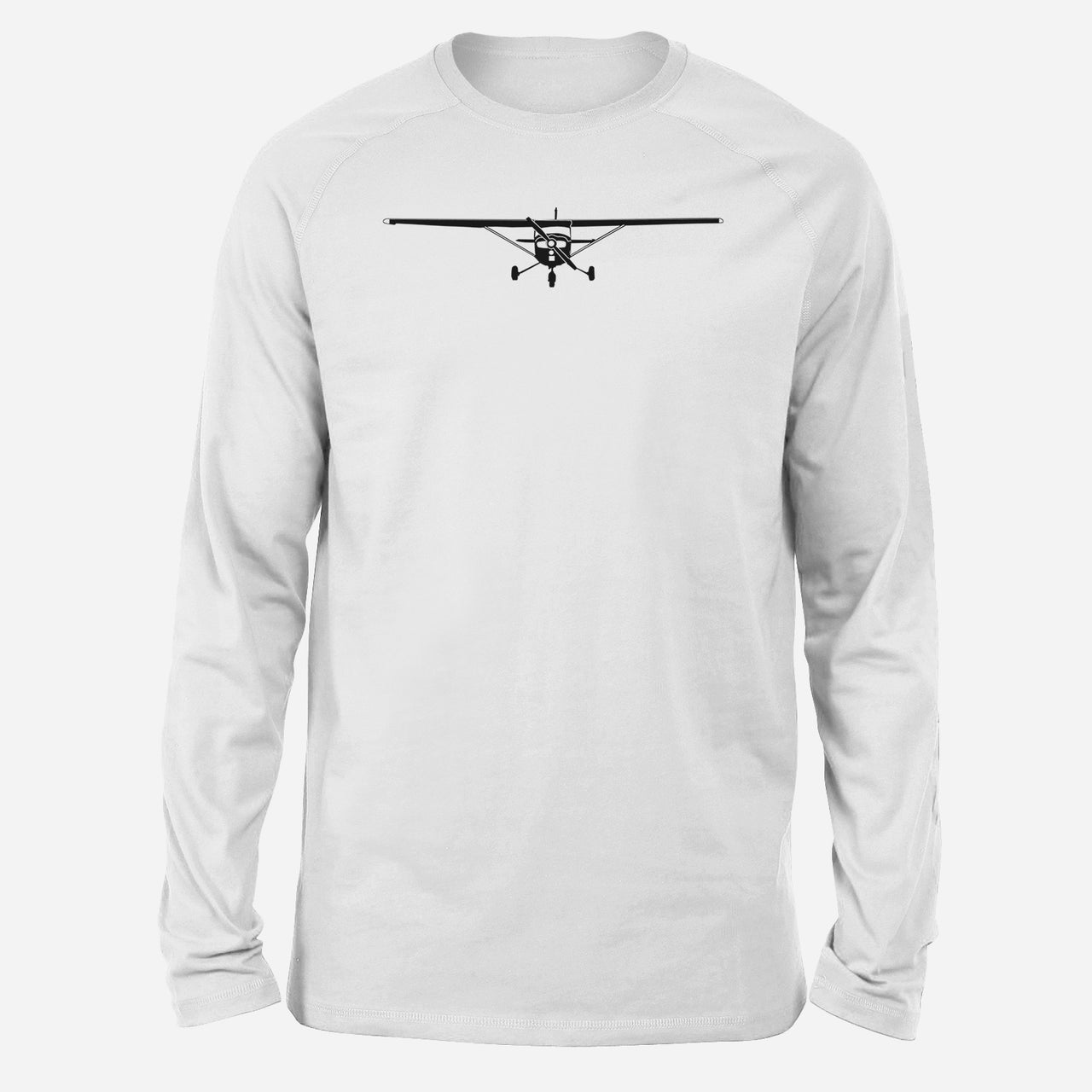 Cessna 172 Silhouette Designed Long-Sleeve T-Shirts
