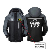 Thumbnail for Cessna 172 & Plane Designed Thick Winter Jackets