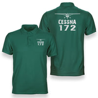 Thumbnail for Cessna 172 & Plane Designed Double Side Polo T-Shirts