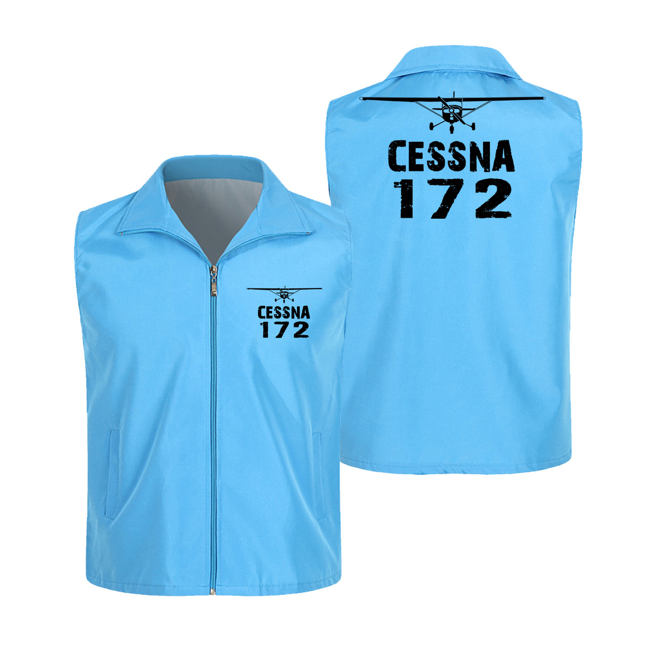 Cessna 172 & Plane Designed Thin Style Vests