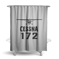 Thumbnail for Cessna 172 & Plane Designed Shower Curtains