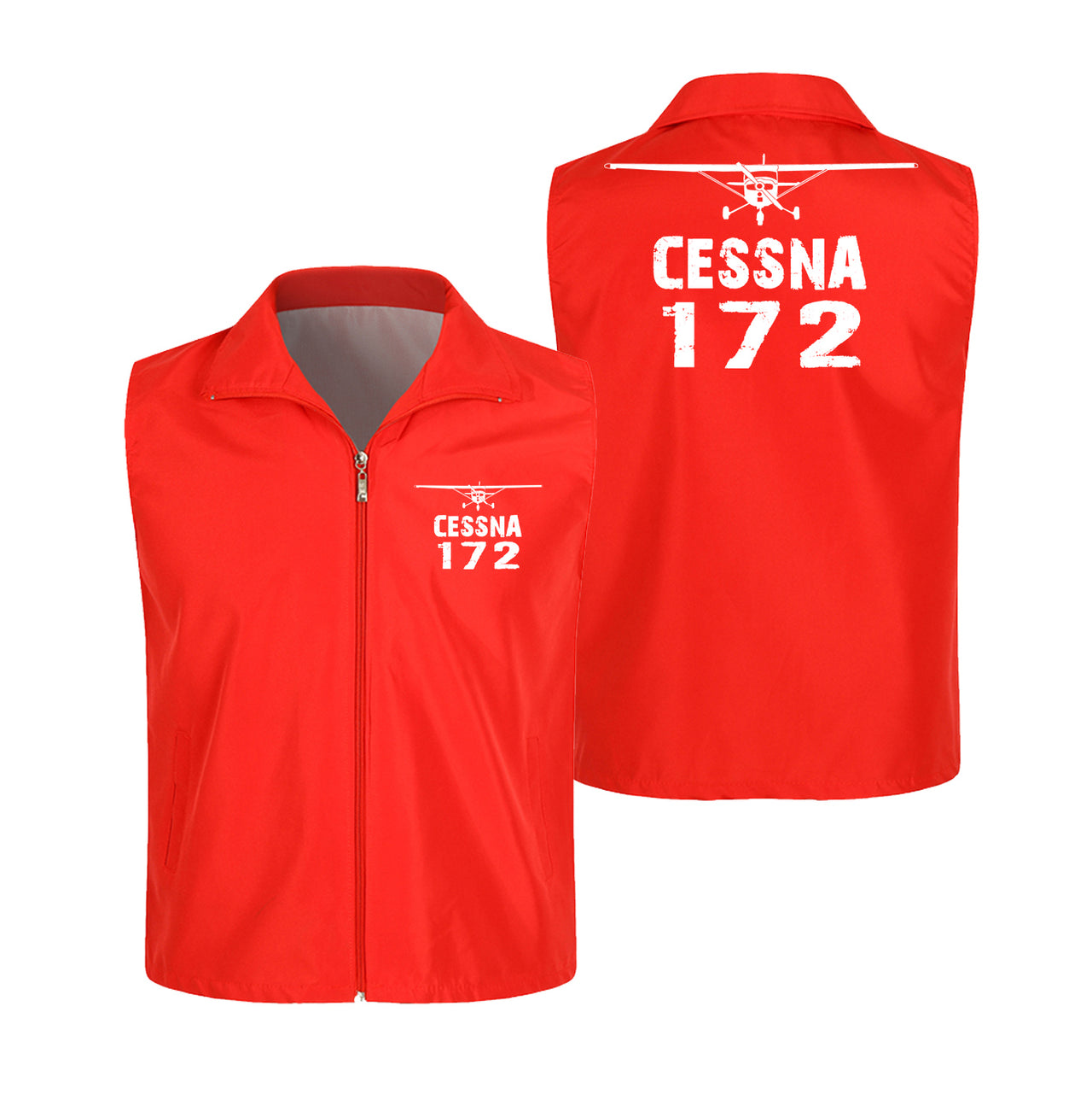 Cessna 172 & Plane Designed Thin Style Vests