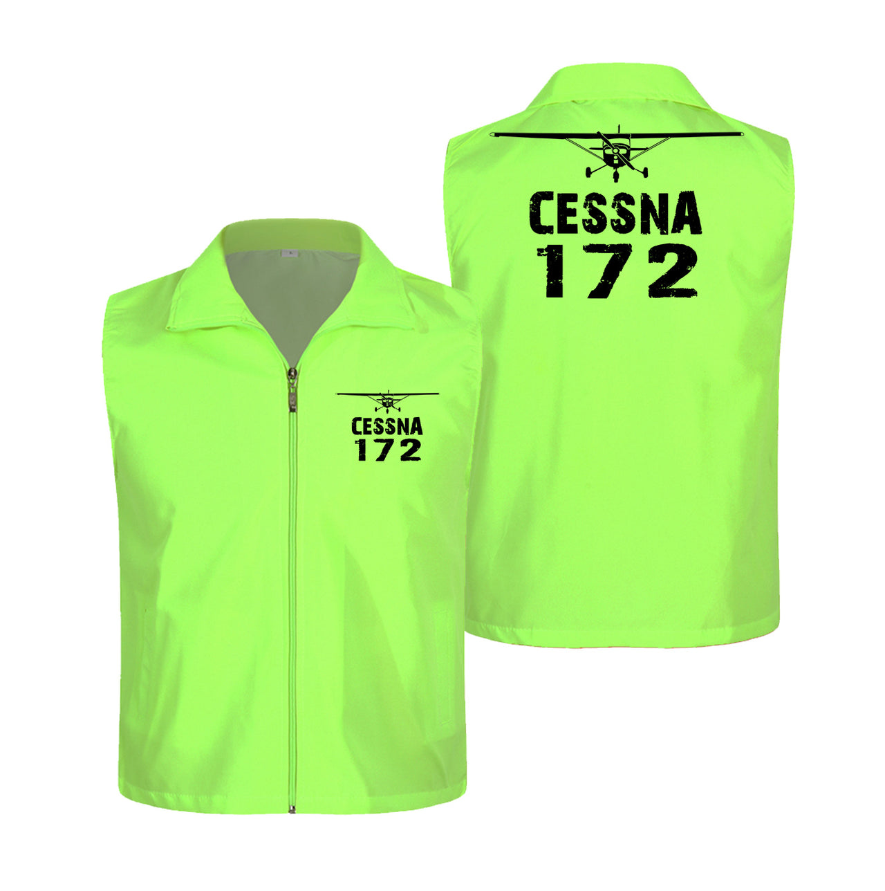 Cessna 172 & Plane Designed Thin Style Vests
