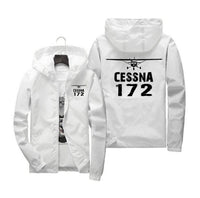 Thumbnail for Cessna 172 & Plane Designed Windbreaker Jackets