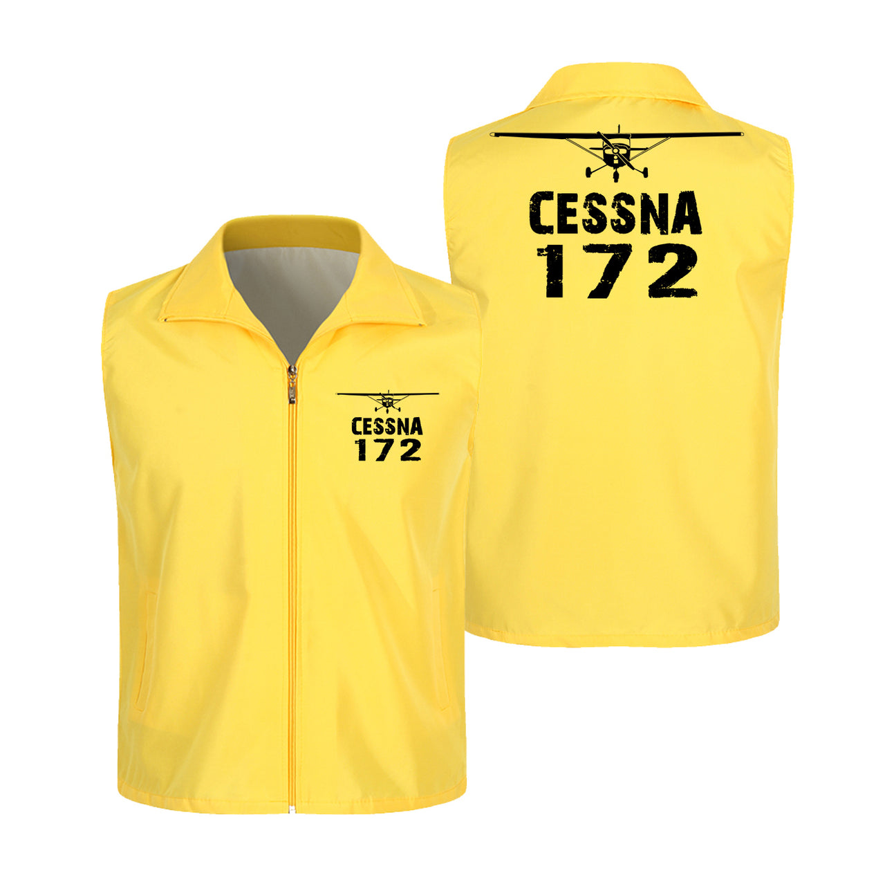 Cessna 172 & Plane Designed Thin Style Vests