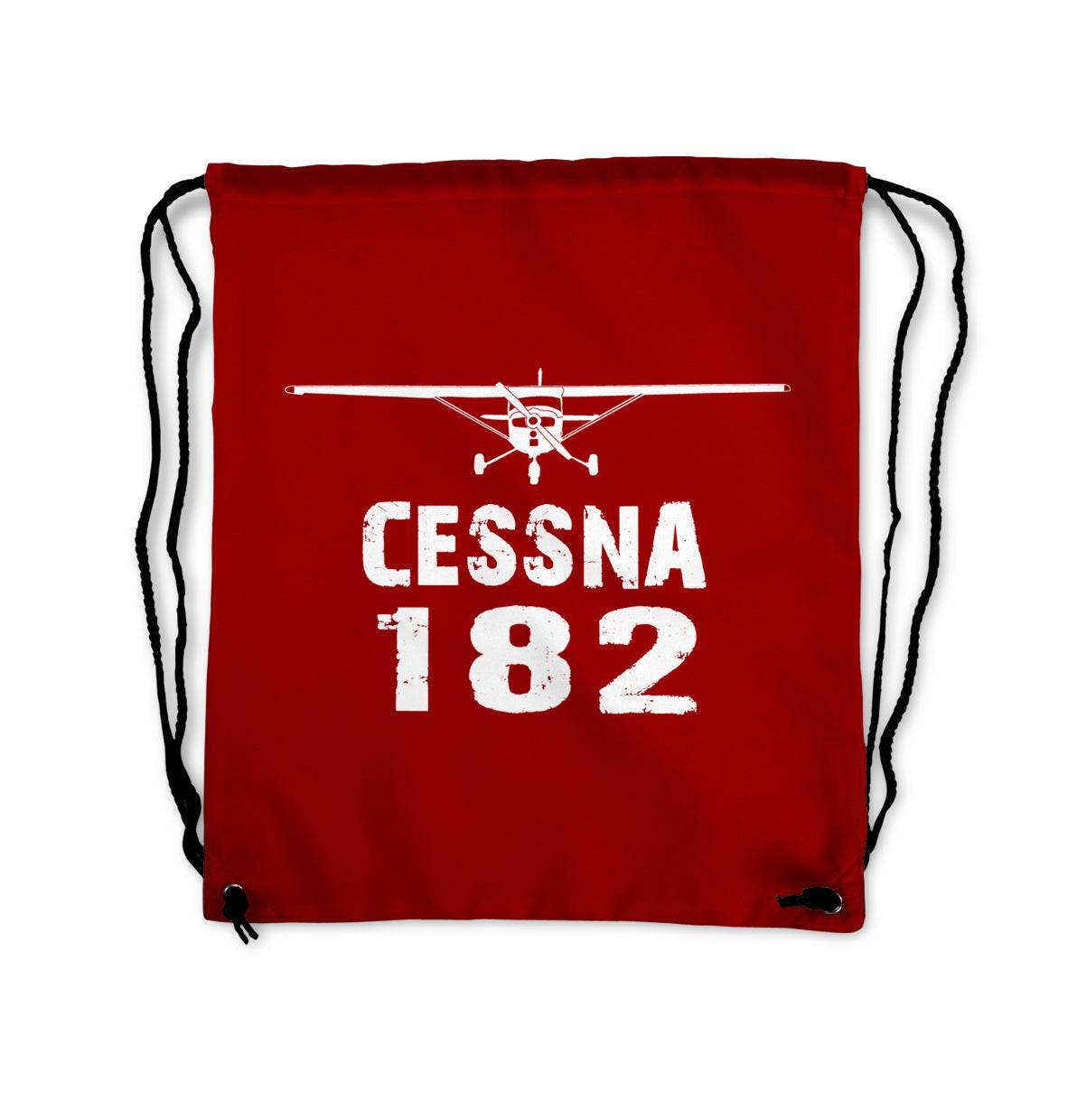 Cessna 182 & Plane Designed Drawstring Bags