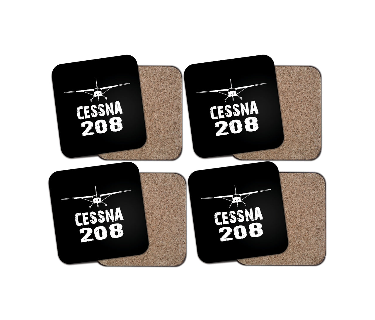 Cessna 208 & Plane Designed Coasters