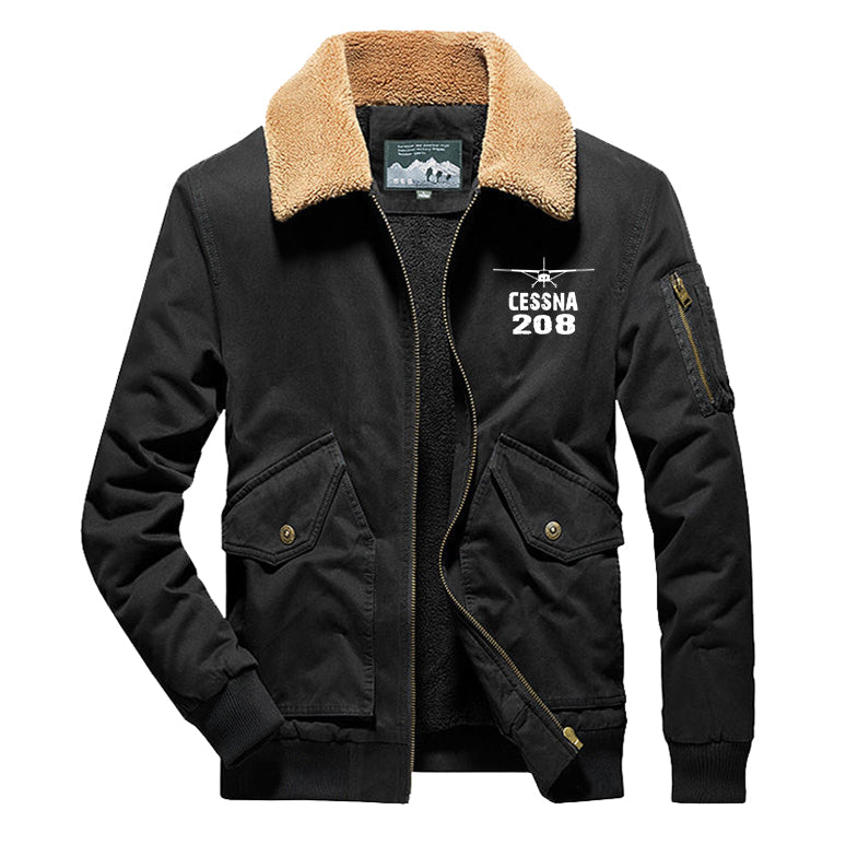 Cessna 208 & Plane Designed Thick Bomber Jackets