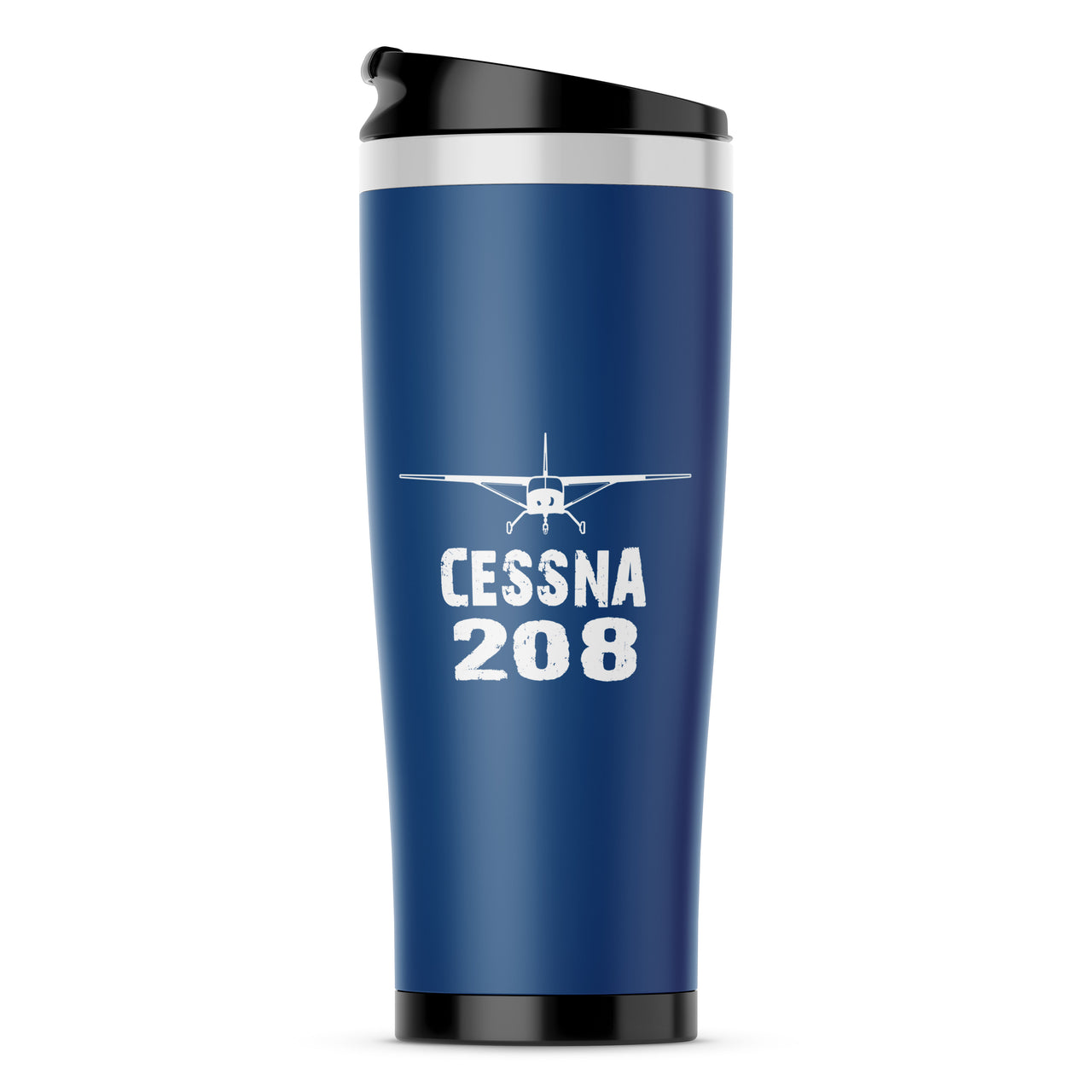Cessna 208 & Plane Designed Stainless Steel Travel Mugs