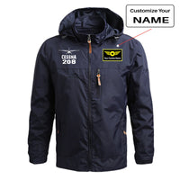 Thumbnail for Cessna 208 & Plane Designed Thin Stylish Jackets